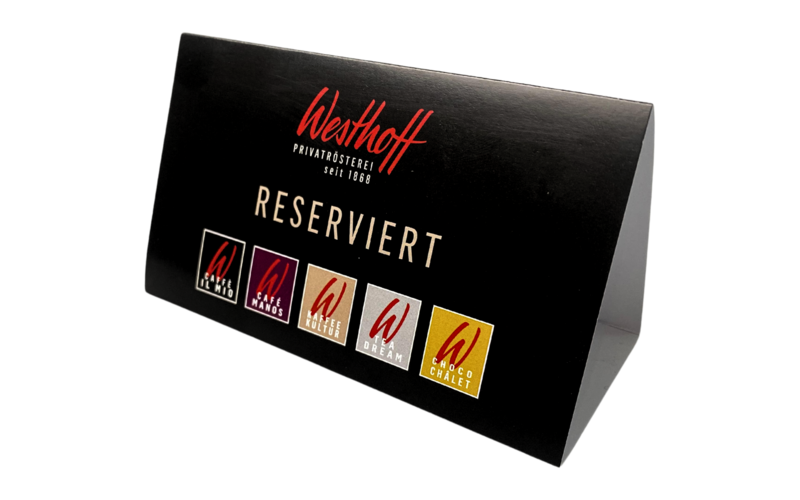 Reserviert-Schild